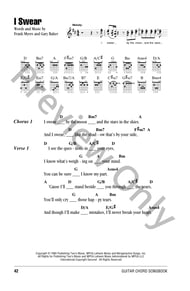 I Swear Guitar and Fretted sheet music cover